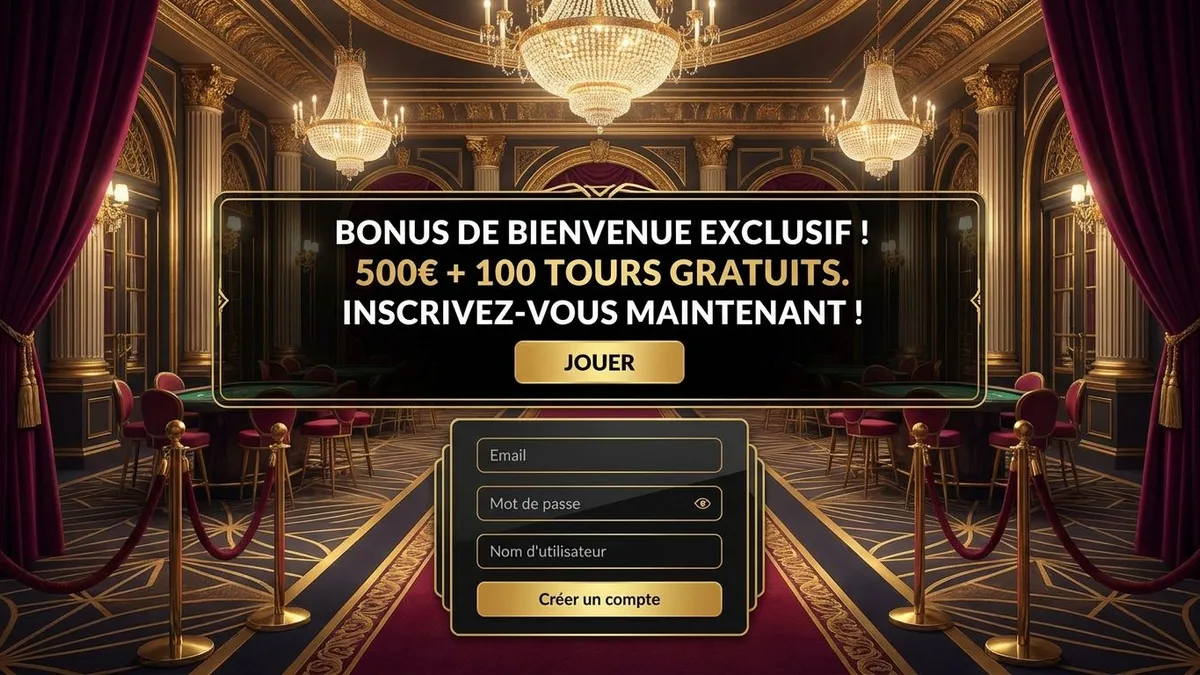 Inscription avec bonus